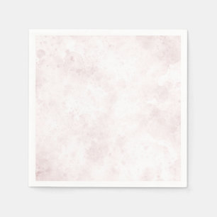 Rosa Wasserfarben-Fleck Moderne Glamour-Hochzeit Serviette