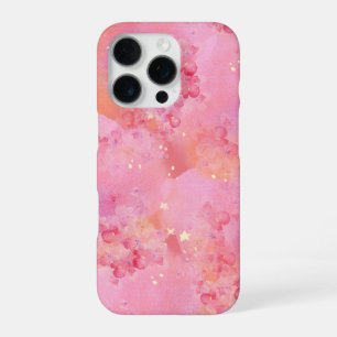 Rosa Wasserfarben-iPhone-Hülle - Traumhafte Pastel iPhone 16 Pro Hülle