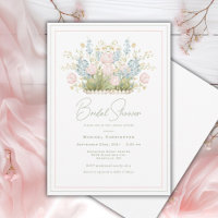Rosa Wasserfarben Moderne Bridal Shower