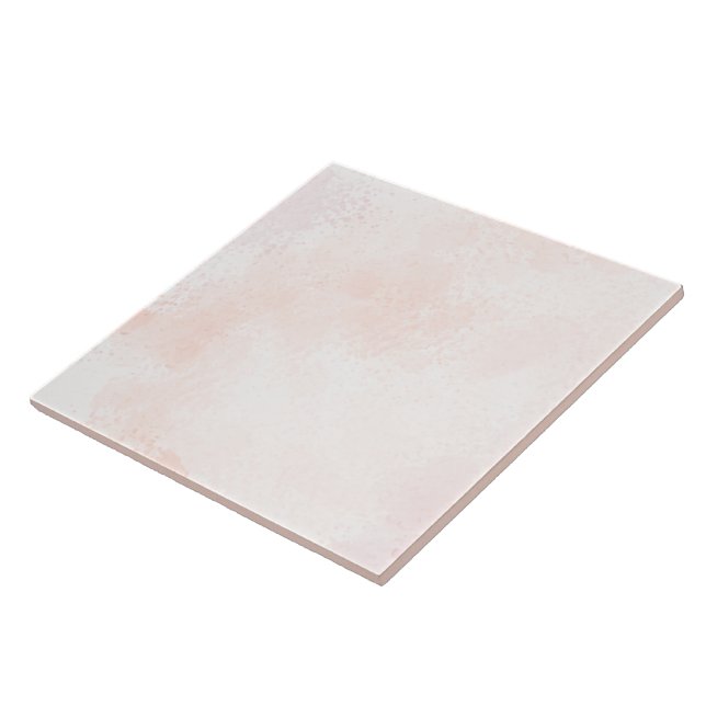 Rosa Wasserfarben-Textur Fliese (Seite)