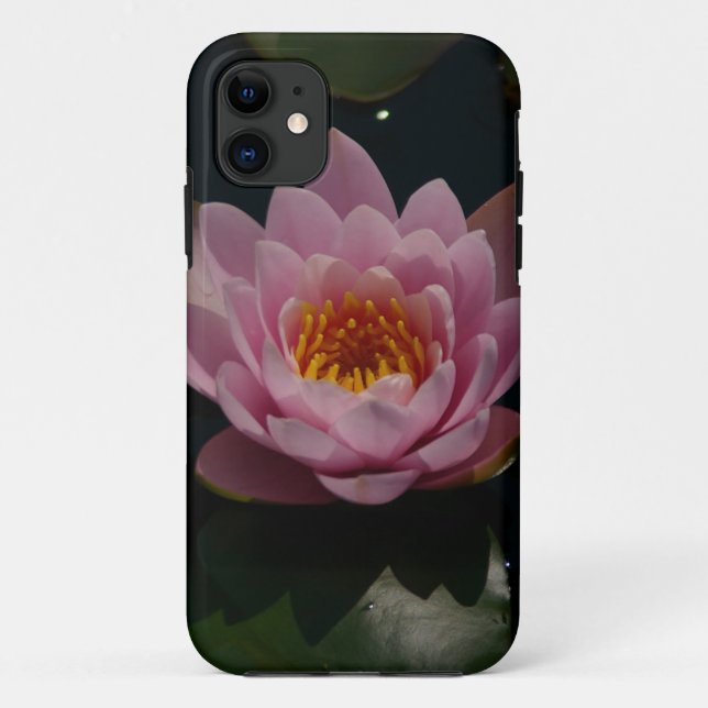 Rosa Wasserlilie Case-Mate iPhone Hülle (Rückseite)
