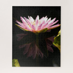 Rosa Wasserlilie Jigsaw Puzzle