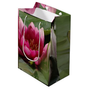 Rosa Wasserlilie Mittlere Geschenktüte