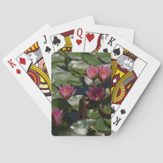 Rosa Wasserlilien Lotus Playing Cards Spielkarten