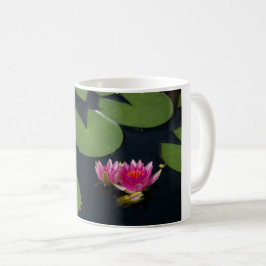 Rosa Wasserlilien Tasse