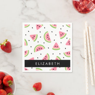 Rosa Wassermelonen, Wassermelonen, Ihr Name Serviette