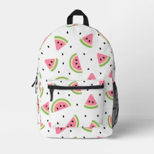 Rosa Wassermelonen, Wassermelonen, Sommermuster Bedruckter Rucksack