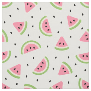 Rosa Wassermelonen, Wassermelonen, Sommermuster Stoff