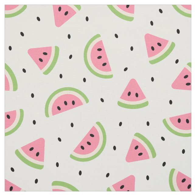 Rosa Wassermelonen, Wassermelonen, Sommermuster Stoff (Muster)
