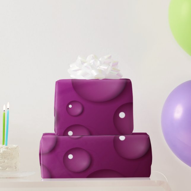 Rosa Wassertropfen Hintergrund Geschenkpapier (Partygeschenke)