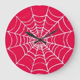 Rosa Web Große Wanduhr