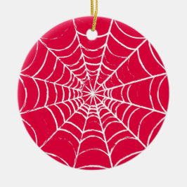 Rosa Web Keramik Ornament