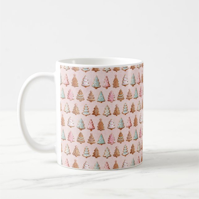 Rosa Weihnachten  Kaffeetasse (Links)