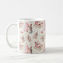 Rosa Weihnachten  Kaffeetasse