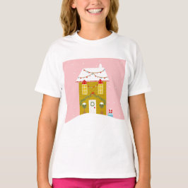 Rosa Weihnachts-Party Kindergeburtstag Urlaub T-Shirt