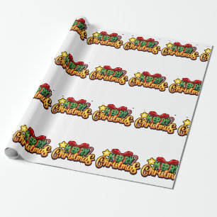 Rosa Weihnachts-Strümpfe Karierten Weihnachten Str Geschenkpapier