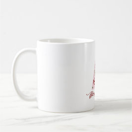 Rosa Weihnachtsbaum-Tasse Kaffeetasse