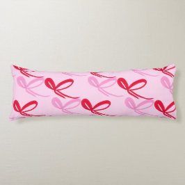 Rosa Weihnachtsbögen reversible Farbe Seitenschläferkissen