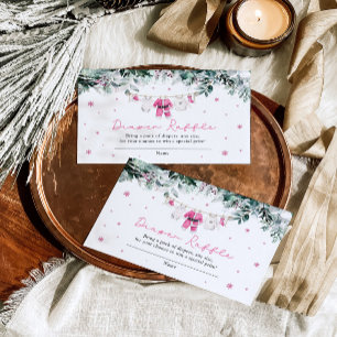 Rosa Weihnachtsduschmaschine Weihnachtsmann Windel Begleitkarte