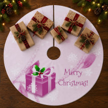 Rosa Weihnachtsgeschenk Treppenhaut