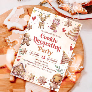 Rosa Weihnachtskochtopf Dekorieren Party Einladung