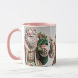 Rosa Weihnachtsmann, Weihnachten, Autorin Natasha  Tasse