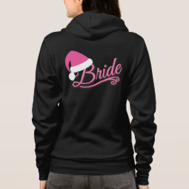 Rosa Weihnachtsmannmütze Brie Sweat Shirt schwarz