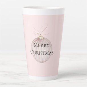 Rosa Weihnachtsschmuck Tasse