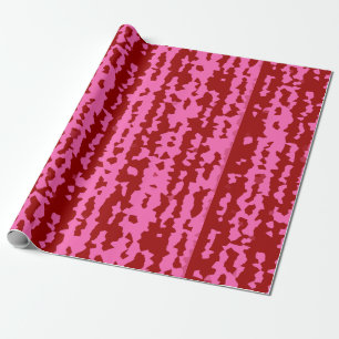 Rosa Weinrot Unregelmäßiges abstraktes Design  Geschenkpapier