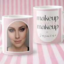 Rosa Weiß Makeup-Artist Süß Foto
