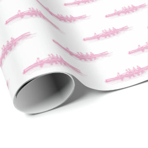 Rosa Weiß Rudern Ruderer Crew Team Wassersport Geschenkpapier