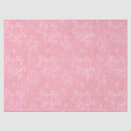 Rosa Weiße Blume Seidenpapier