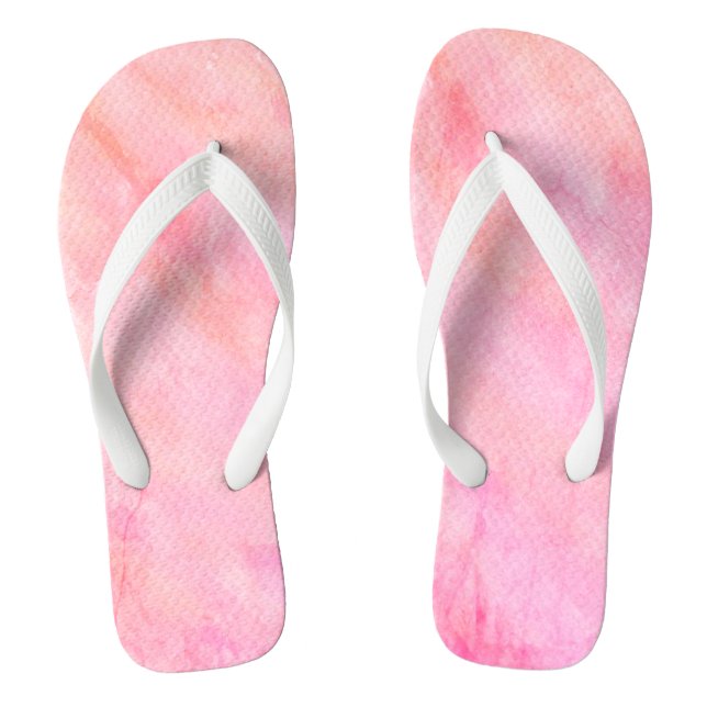 Rosa Weiße Farbe Flip Flops (Fußbett)