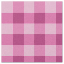 Rosa-weiße Gingham-Karostoff aus gekämmter Baumwol