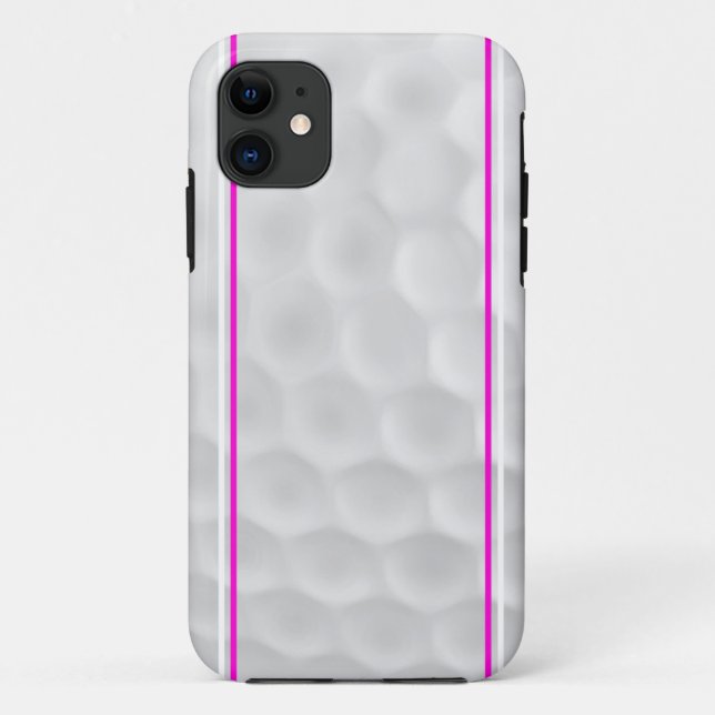 Rosa weißer Golfball Iphone 5 Kasten Case-Mate iPhone Hülle (Rückseite)