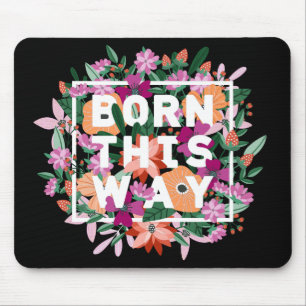 Rosa Weißer Orangenblume Lesben Mousepad