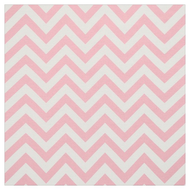 Rosa, weißes LG Zickzack ZigZag Muster 12I Stoff (Muster)