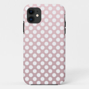 Rosa-weißes Punkte-Muster Case-Mate iPhone Hülle