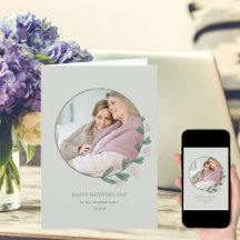 Rosa weitläufiges Foto Frame Happy Mother Day