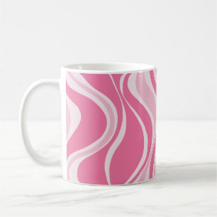 Rosa Wellen Tasse
