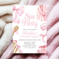 Rosa Wellness-Center Party Girl 8. Geburtstag Einl