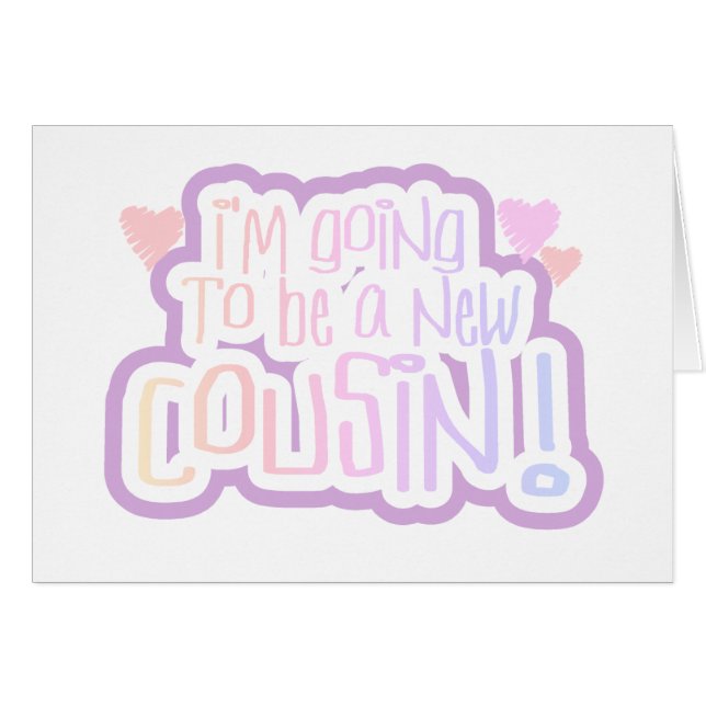 Rosa werde ich ein Cousin sein (Vorderseite (Horizontal))