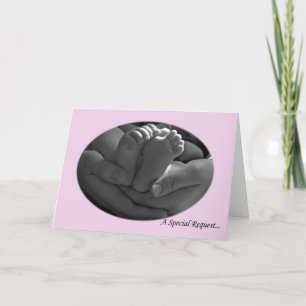 Rosa "Werden Sie mein Pate sein?" von der Girl Car Einladung