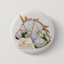 Rosa White Arrow Button
