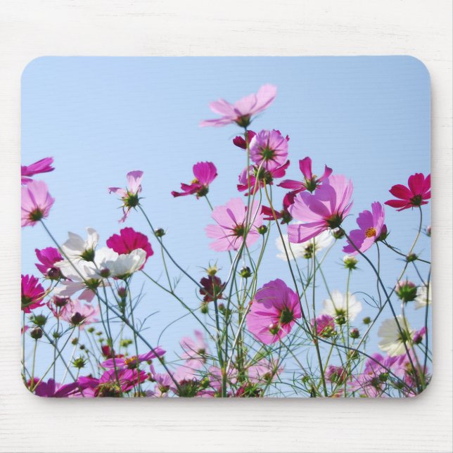 Rosa Wiese Mousepad (Vorne)