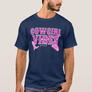 Rosa Wild West Western Rodeo Yeehaw Country Cowgir T-Shirt