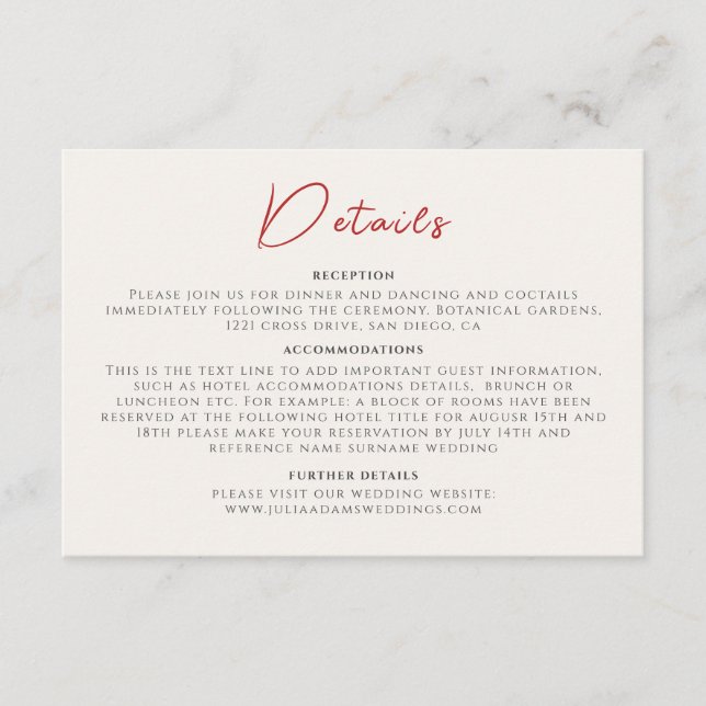 Rosa Wildblume Rose Frühjahrsfeier Begleitkarte (Vorderseite)