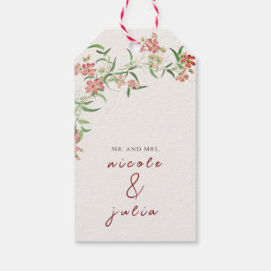 Rosa Wildblume Rose Frühjahrsfeier Geschenkanhänger