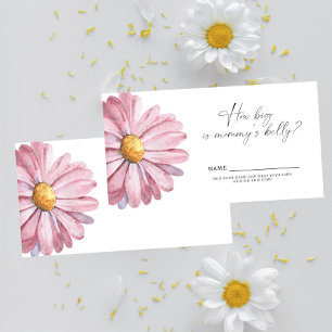 Rosa Wildblume Wie groß ist das Bauchspiel der Mam Begleitkarte