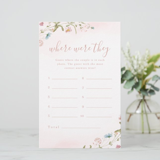 Rosa Wildblume, wo sie Brautparty spielten (Stehend Vorderseite)